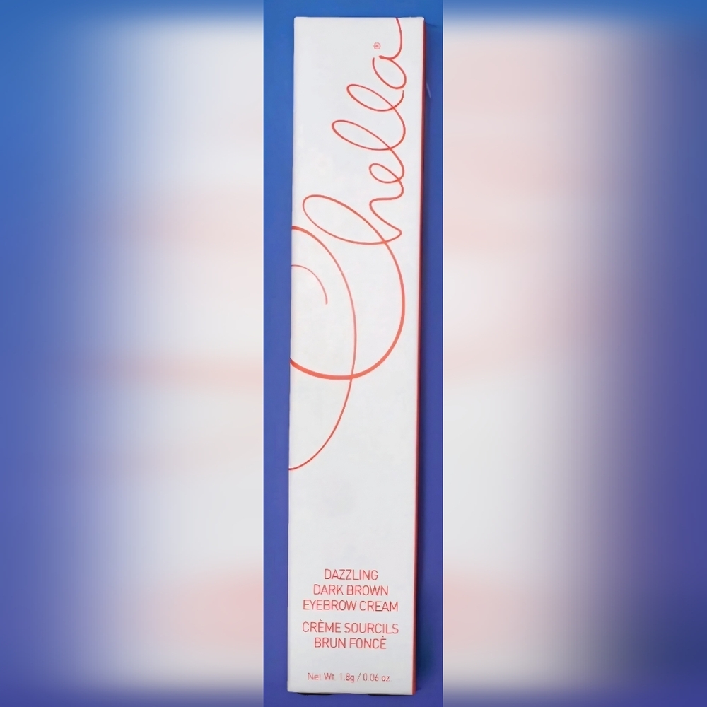NEW Eyebrow Cream Dazzling Dark Brown Color Chella